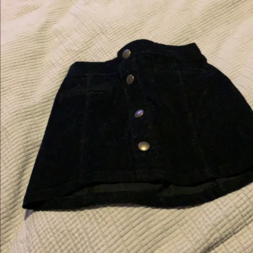 Black corduroy skirts